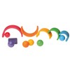 Grims Wooden Balls, Set of 6 Colors (GM10239)