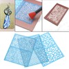 3 Pieces Silk Screen Printing Stencils Clay Accessories for DIY