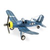 Homeroots 5" Blue and Yellow Metal Hand Painted Model Airplane