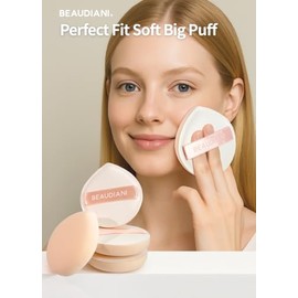 BEAUDIANI Esponja Grande Y Suave Perfect Fit – Aplicador de Maquillaje Rubycell Xl Premium para Una Cobertura Impecable Y Una Piel Perfecta – Cojín Ultrasuave, Higiénico Y Denso