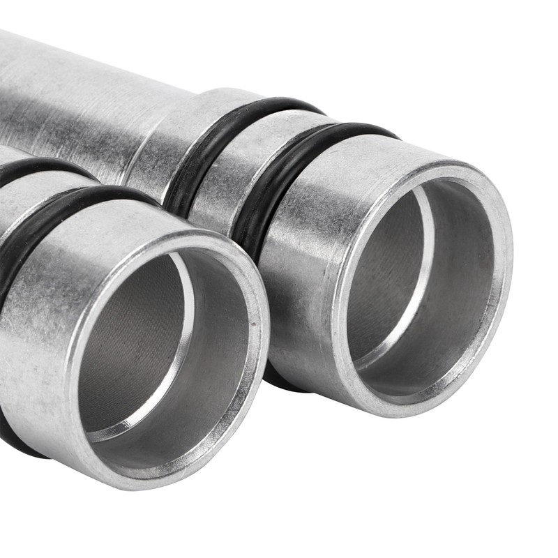 2pcs Fuel Injector Sleeves with Seals Replacement for Astra H/Corsa