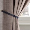 Home Queen Leather Curtain Tie Backs, Outdoor Drape Holder Holdbacks