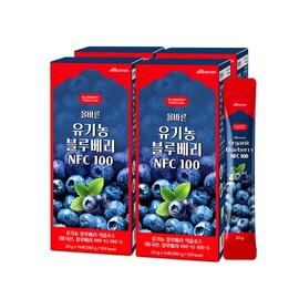 Olbarun Organic Blueberries NFC 100 14 Packets x 4 Boxes (Total 56 Packets) Blueberries / 올바른 유기농 블루베리 NFC 100 14포 4박스 (총 56포) 블루베리
