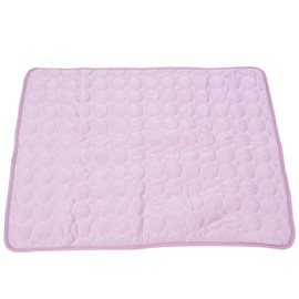 Pet Cooling Mat Breathable Soft Summer Dog Cat Sleeping Pad for Kennel Sofa Bed FloorPink L