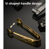 4 pcs Sugar Cube Tongs,Rose Relief Sugar CubeTongs, Rose Relief