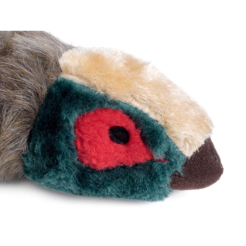 Petface Squeaky Pheasant Plush Dog Toy
