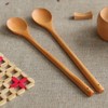 Long Handle Wooden Spoon Cooking Mixing Stirring Multi-Purpose Spoon 13inch-