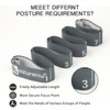 A AZURELIFE Premium Durable Stretch Straps with Loops, Stretching Strap