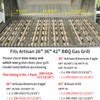 290-0324 Grill Grate for Artisan BBQ Cooking Grid Replacement Part（8MM
