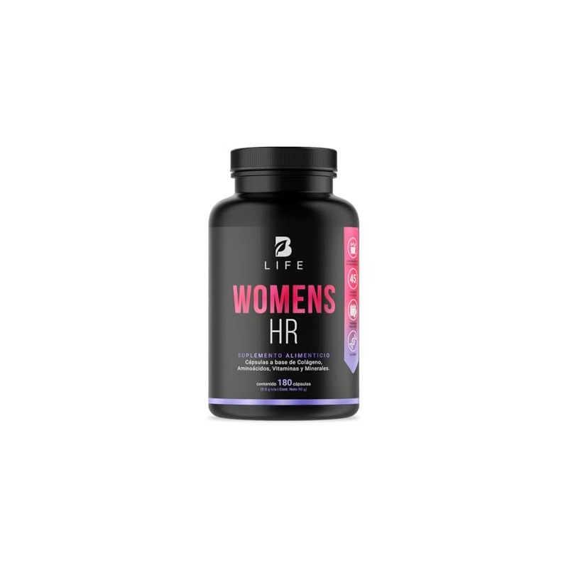 Life Vitaminas Cabello Mujer 180 Cápsulas Mezcla Colágeno Biotina Ácido