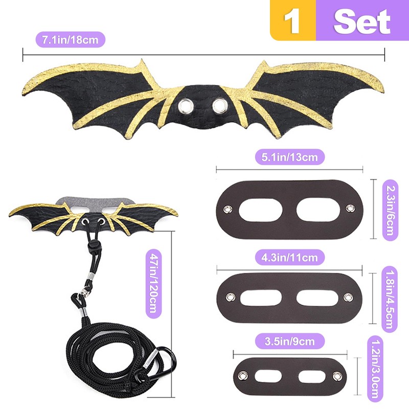 ZeriLion 3-Size Reptile Harness & Leash Set for Bearded Dragons,