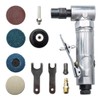 angle air die grinder 1/4" with 4 pcs 2" roll