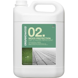 OrganoWood 02 Wood Protection Dirt & Water Repellent Step 2 5.0 Liter