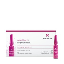 Sesderma. Acglicolic 20 Anti-Edad Efecto Flash 10X1,5Ml Ampollas. 1500 g