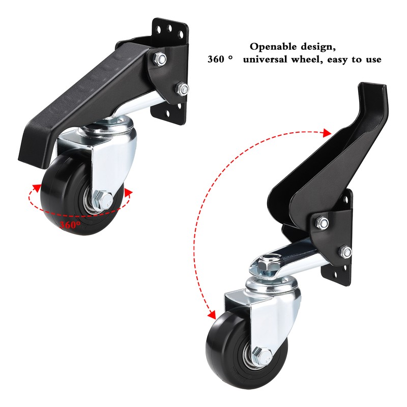 Workbench Caster Trolley Wheel Cart Caster Accessory 550lbs Capacity for