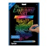 (Butterflies) - Engraving Art & Scraper Tool Rainbow FOIL Butterflies