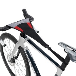 ROCKBROS Bike Sweat Guard, 11‘’ Wider Bike Trainer Sweat Guard, Sweat Net for Indoor Cycling Training