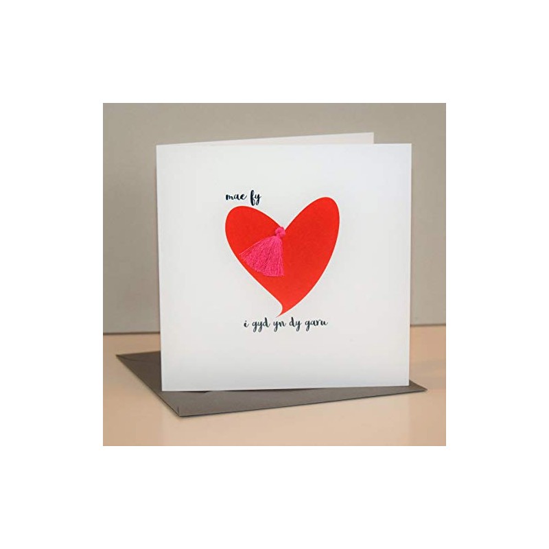 Claire Giles Welsh Language Valentine's St Dwynwen Card, WVTA012, I