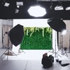 Artificial Leaves Photography Background Fabric Birthday Party Decoration Backdrop