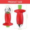 Strawberry Huller,Multi Function Fruit Corers Tool,Red Gem Remover Fruit Corer,Stainless