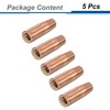 HARFINGTON 5pcs Mig Welding Gun Nozzle 1/2" Orifice 21-50 Gas