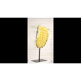 Ebros Large Alligator Snapping Turtle Shell Sculpture On Metal Mount 20.5"H