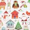 Global Gift Scene to decorate - 3D foam stickers Christmas