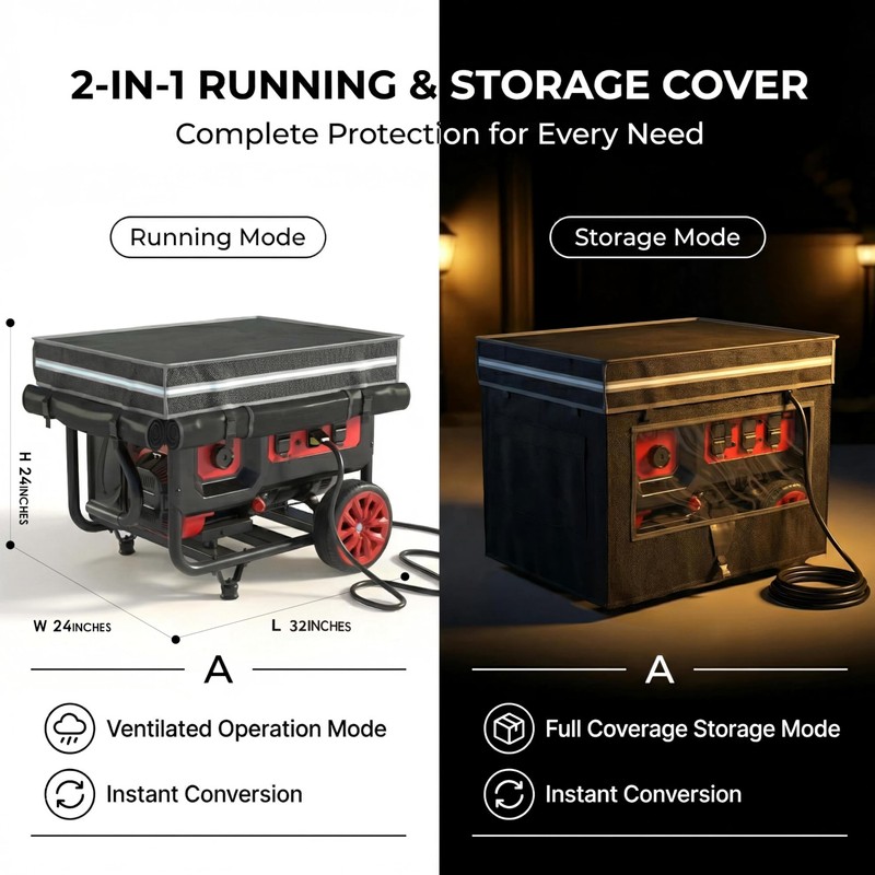 Generator Covers, Generator Covers While Running, 32X24X24 inches, Top Can
