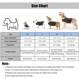 Mint Dog Coat for Relieving Anxiety, Lightweight Wrap-Around Top for Dogs with Anxiety, l