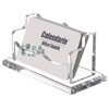 Calendarin Acrylic Business Card Holder for Desk, Clear Business Name