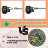 FIXFANS Pressure Washer Nozzle, 6 in 1 Quick Change Over