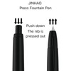 Jinhao 10 Press Fountain Pen for Office Use - Retractable