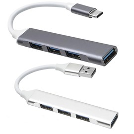 USB Hub, USB C to USB Hub, 4 Ports USB 3.0 Adapter