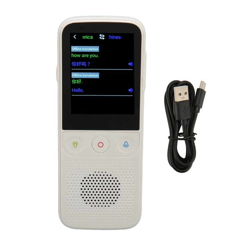 112 Languages Smart Voice Translator 2.4inch Touch Screen 1GB RAM