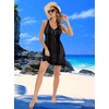 Jhsnjnr Traje de baño de ganchillo para mujer, vestidos de