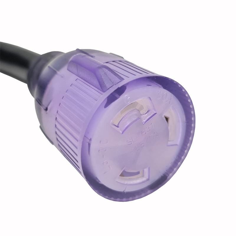 Parkworld NEMA L6-30 Extension Cord, Locking 3-Prong, 30 AMP, 250