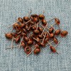 140Pcs Needle Felting Eyes 6-10mm Mini Glass Amber with Black