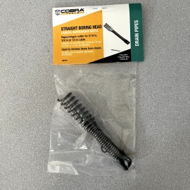 Cobra Straight Boring Head Replacement Cutter for 5/16 in 3/8 in or 1/2 in cable