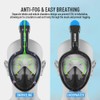 G2RISE SN01 Full Face Snorkel Mask with Detachable Snorkeling Mount,