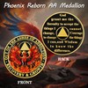 ACGZQY 4 Year Phoenix Sobriety Chip - Rebirth Phoenix AA