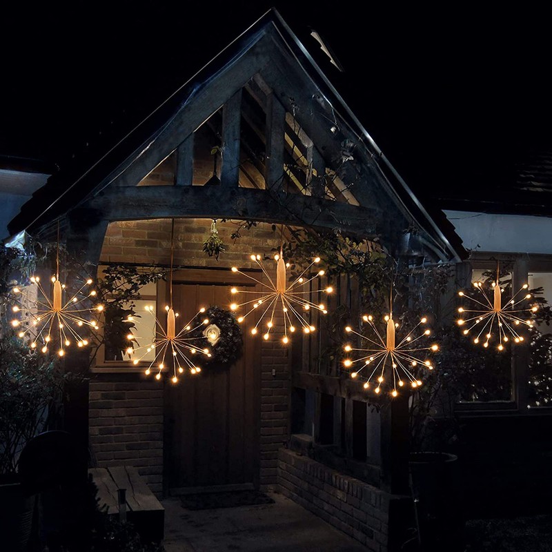 Dreamworth 10 Pcs Total 200 LED Firework Copper Wire Lights,