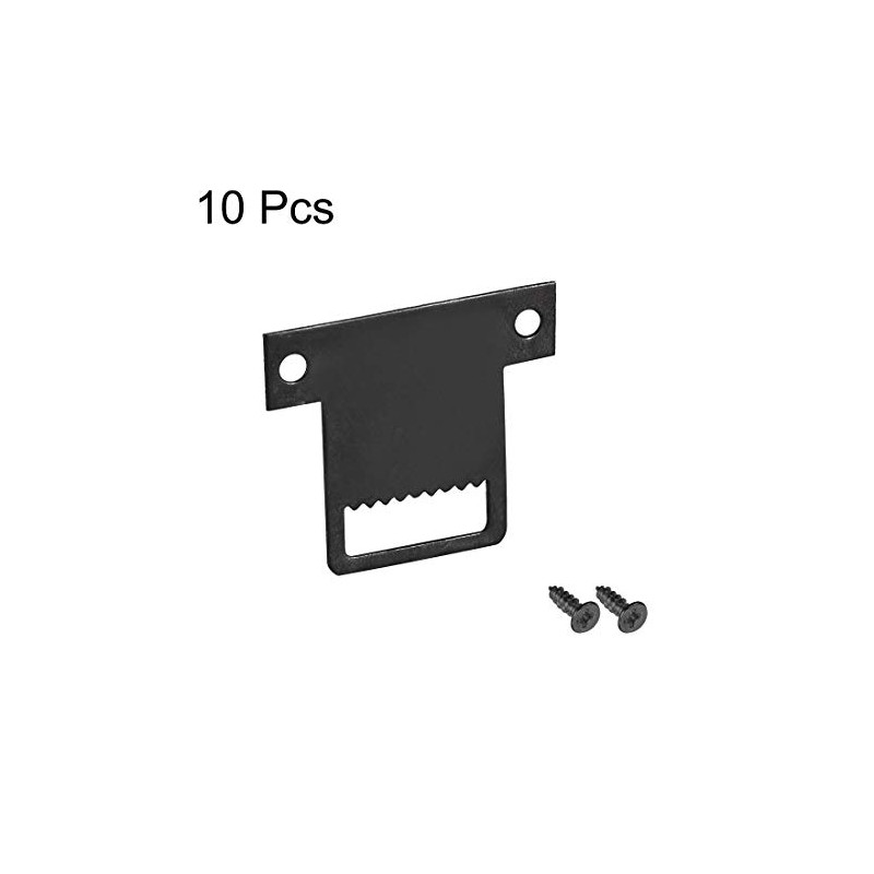 sourcing map Picture Hangers, 32mm x 28mm Double Hole with