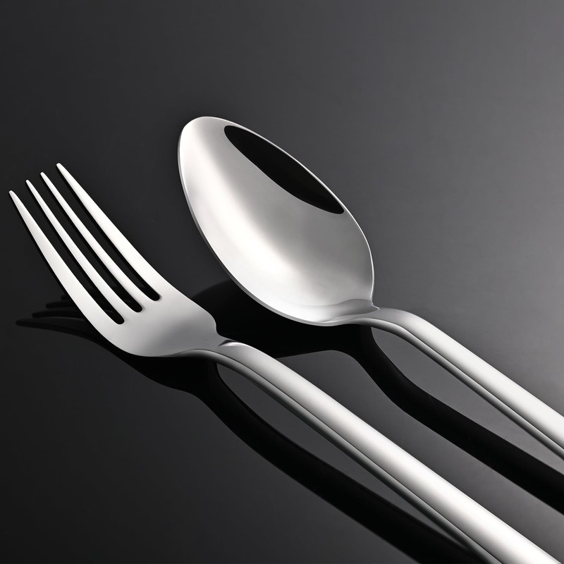 KINGSTONE Silverware Set, 20 Piece Flatware Cutlery Set for 4,