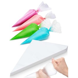 Pastry Piping Bags, Pack of 100, Reusable, Large Capacity