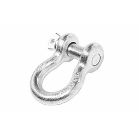 Overland Vehicle Systems Recovery Shackle d Ring 3/4" 4.75 Ton - Zinc Universal
