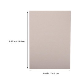 SEWACC Book Board, 20 Sheets Thick Binders Board Chipboard Designer Bookboard Kraft Heavy Duty Chipboard Sheets A5 1mm