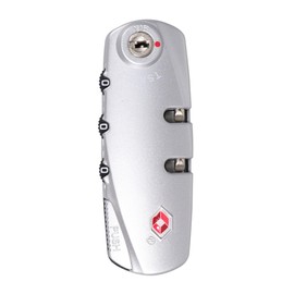 DEARMAMY Silver Tsa Combination Lock: 3-Digit Luggage Lock Integrated Customs Code Lock For Luggage Travel