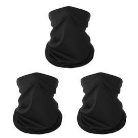 Sturmhaube,3 PCS Balaclava Gesichtsmaske Winddicht Sturmmaske Nylon Sturmhauben Unisex Männer Frauen Motorradmaske Skimaske für Outdoor Motorradhelm Radfahren Skifahren Wintersport Schwarz