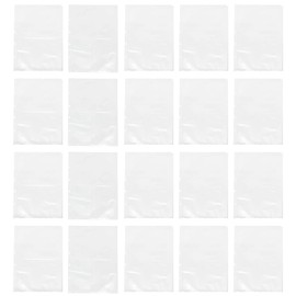 TEHAUX 40Pcs Binder Page Protectors - Plastic Sheet Protectors (20 A3 + 10 A4 + 10 A5) - Clear File Pouches Paper Sleeves for Documents Office Students Teachers