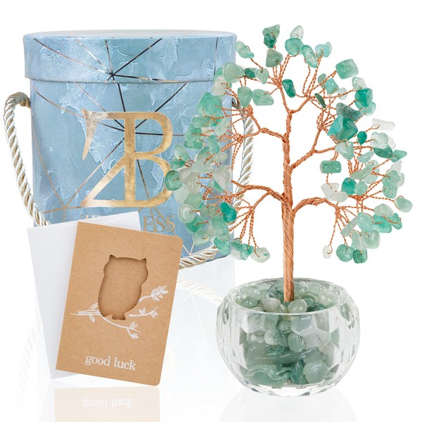 ZenBless Aventurine Healing Crystal Tree 7 Chakra Tree of Life